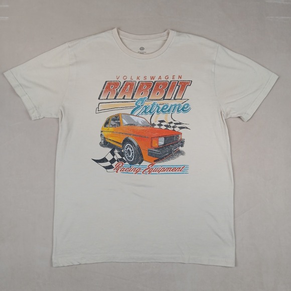 Volkswagen Rabbit Medium Mens T Shirt Graphic Print Stretch Slim